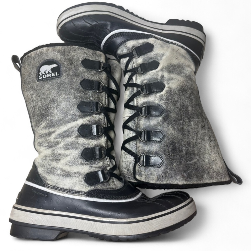 Sorel Women’s Snow Boots Size 9 | Waterproof Tall Lace-Up Winter Boot